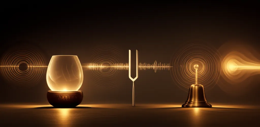 シンギングボウルと他の楽器の倍音比較